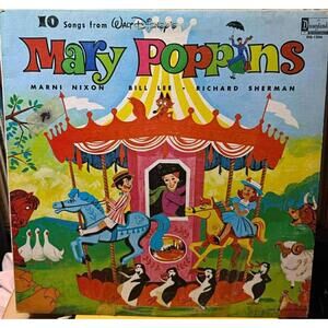 Various Artists– 10 Songs From Walt Disney's Mary Poppins Vinyl Record VG+ AB125